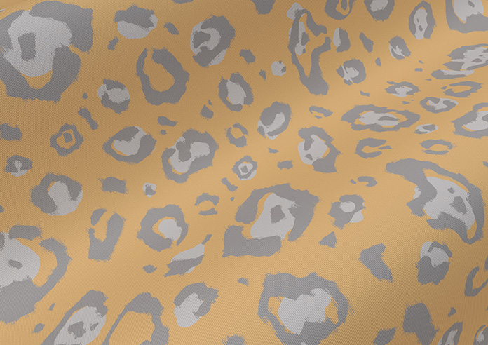 Leopard Luxe, Mustard - Roller Blind - Image 4